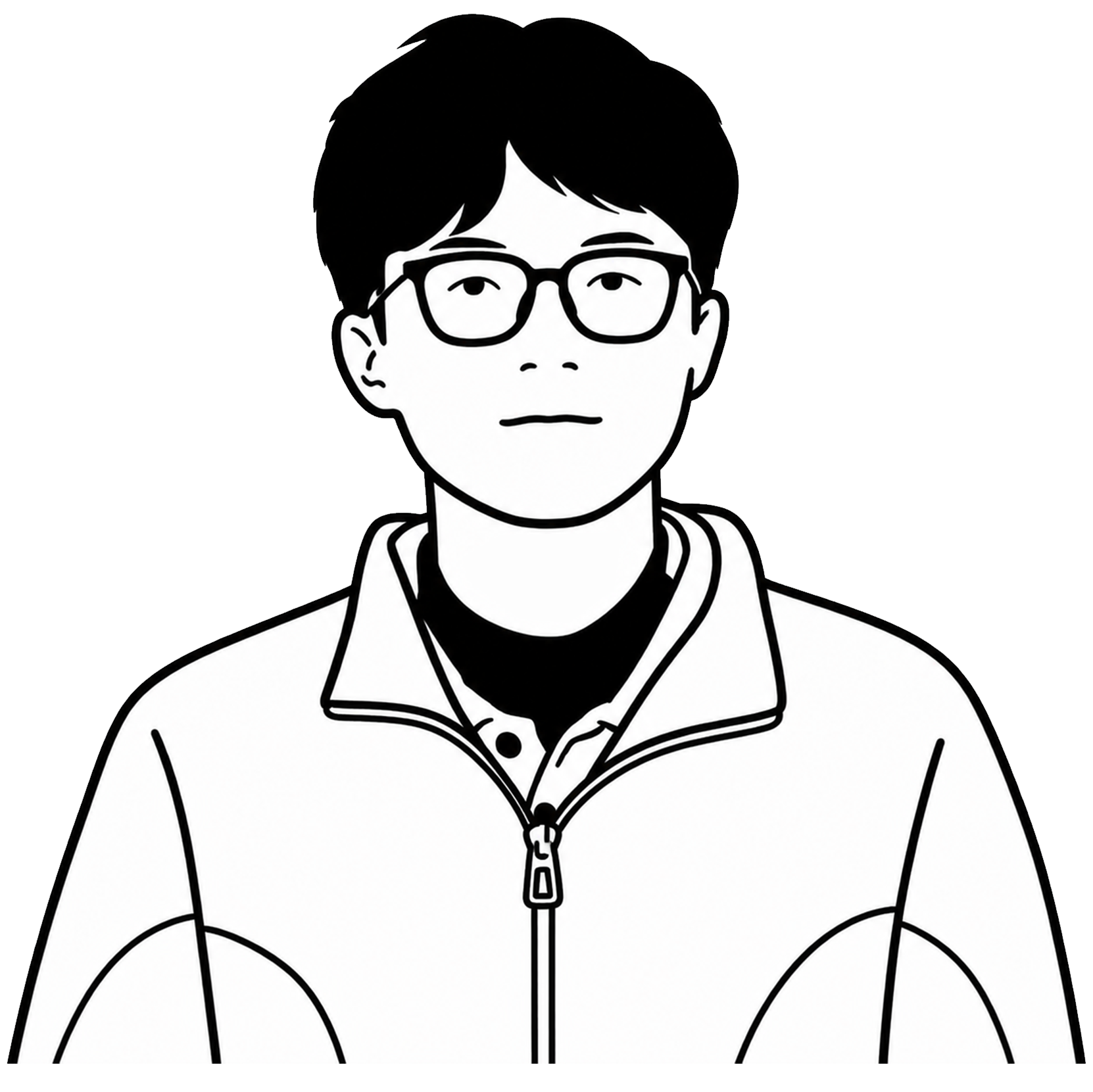 林毅杰头像简笔画