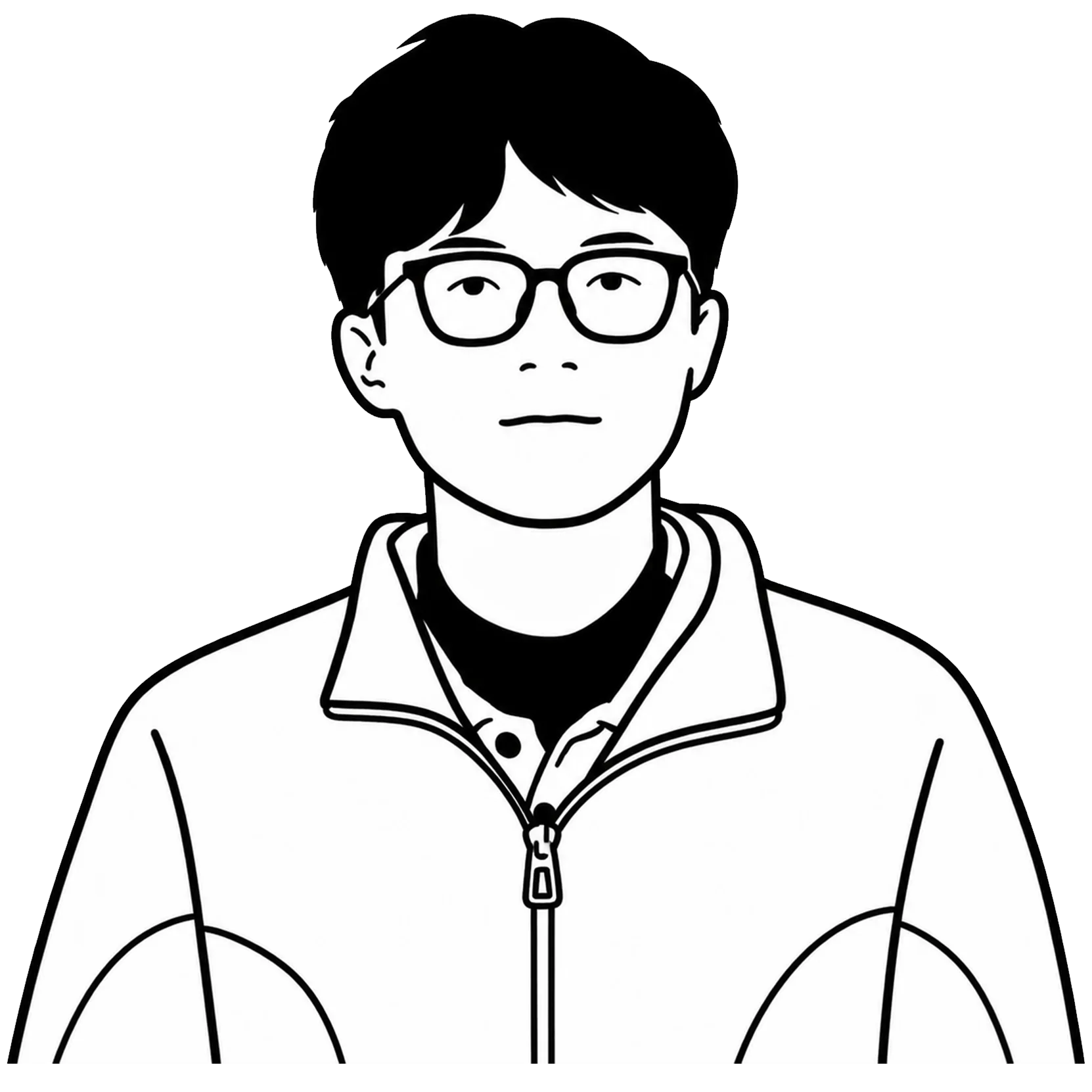 林毅杰头像简笔画